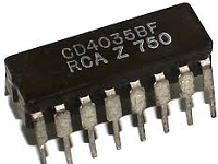 آشنایی با تراشه شیفت رجیستر CMOS به شماره CD4035