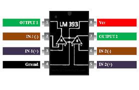 آشنایی با تراشه تقویت کننده عملیاتی (آپ امپ) (Op-amp) با شماره LM393